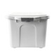 Set x2 Caja organizadora 70lts con tapa BLANCO