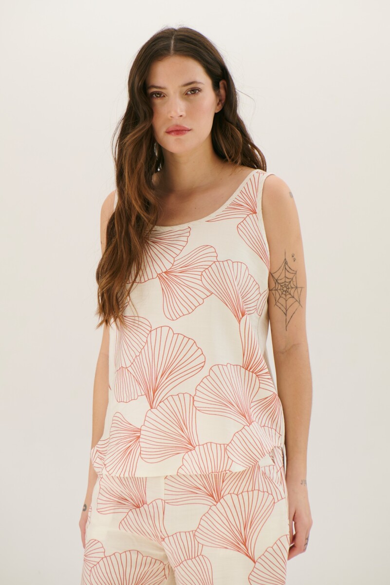 MUSCULOSA GINGKO - ROJO 