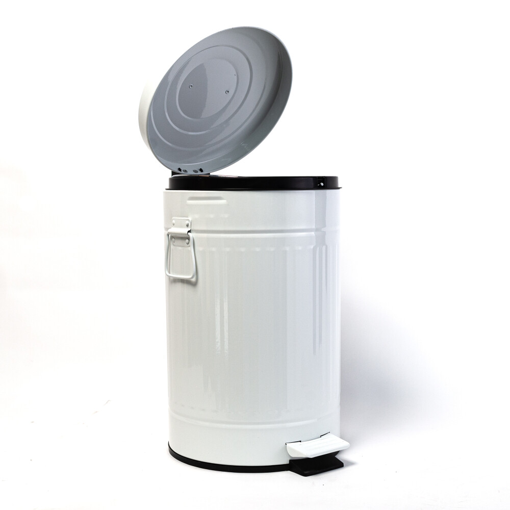 PAPELERA BLANCO ACERO INOXIDABLE BIN 12L WHITE