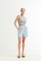 Musculosa cropped GRIS
