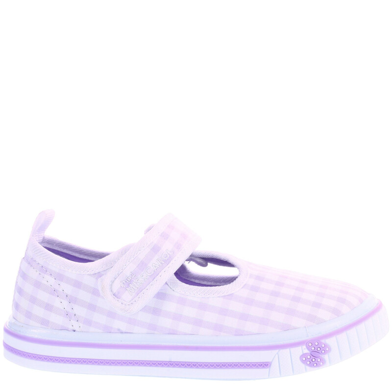 Guillerminas de Niña MINI Miss Carol MUM con tela a cuadros Lila