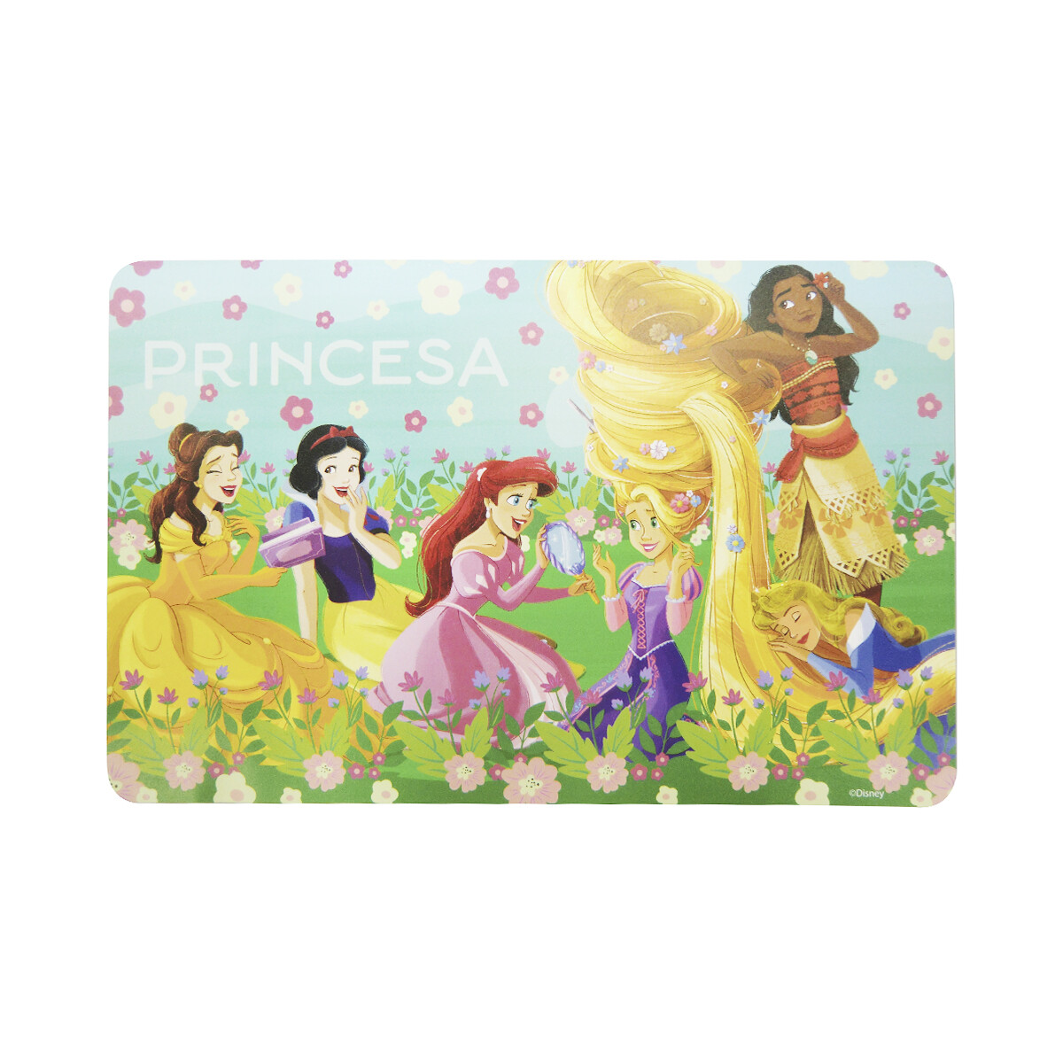 Individual Infantil Plástico 27 x 47 cm - Princesas Disney 