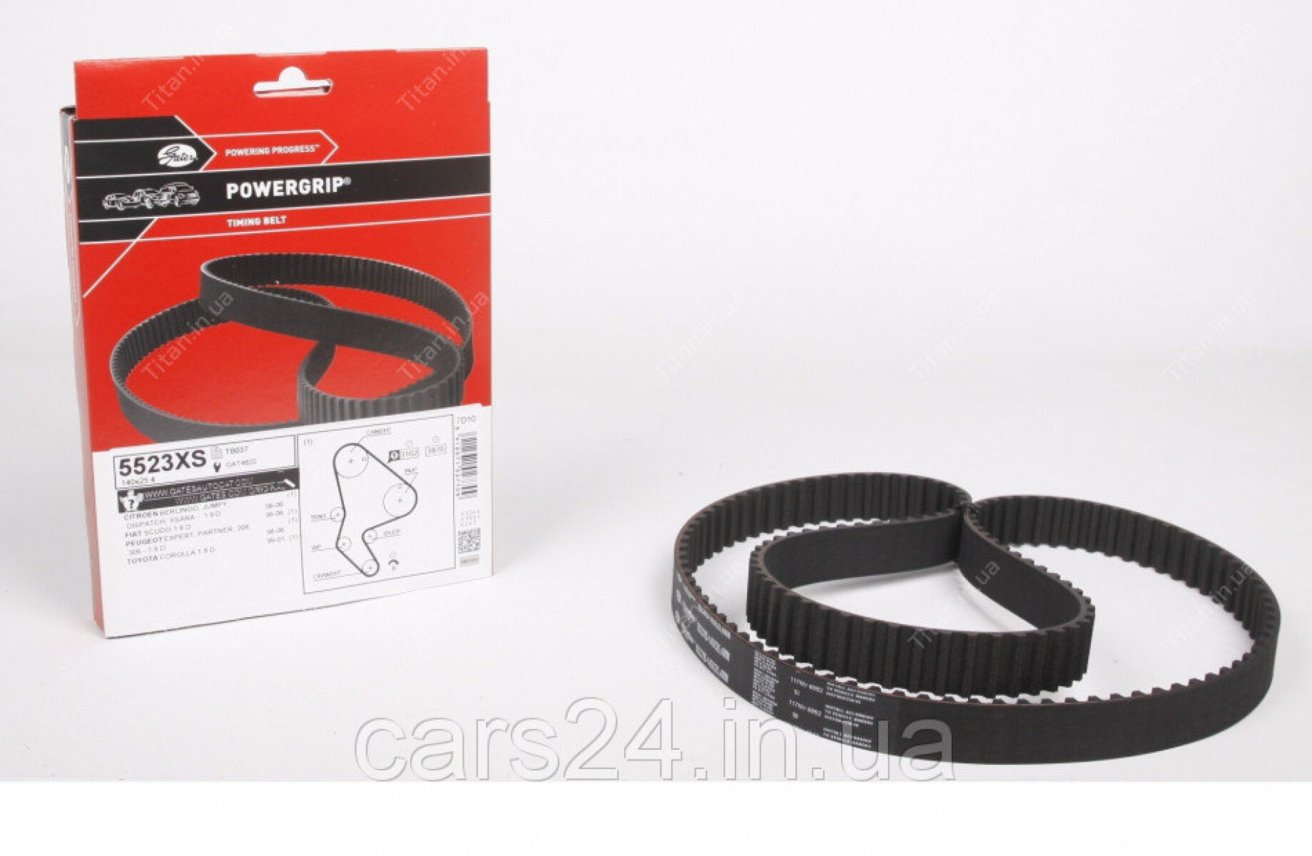 CORREA DISTRIBUCION CITROEN - PEUGEOT BERLINGO/JUMPY/PARTNER 1.9D 140 DIENTES DW8 GATES 