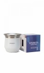 MATE TUNEZ ACERO INOXIDABLE BLANCO