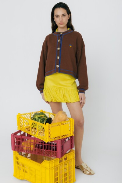 CARDIGAN TERRO LIMA Chocolate