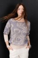 SWEATER FLOR BLINK PLATA