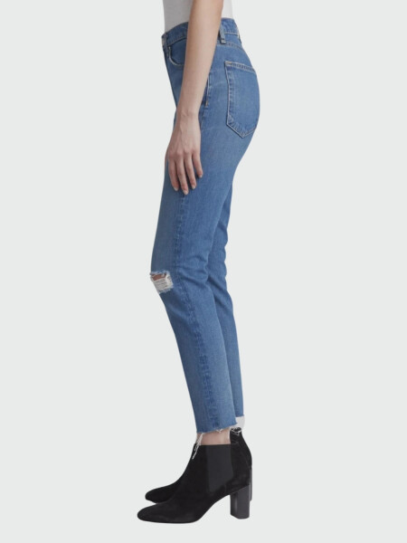 Jean ankle skinny con bolsillos, Pamela Azul