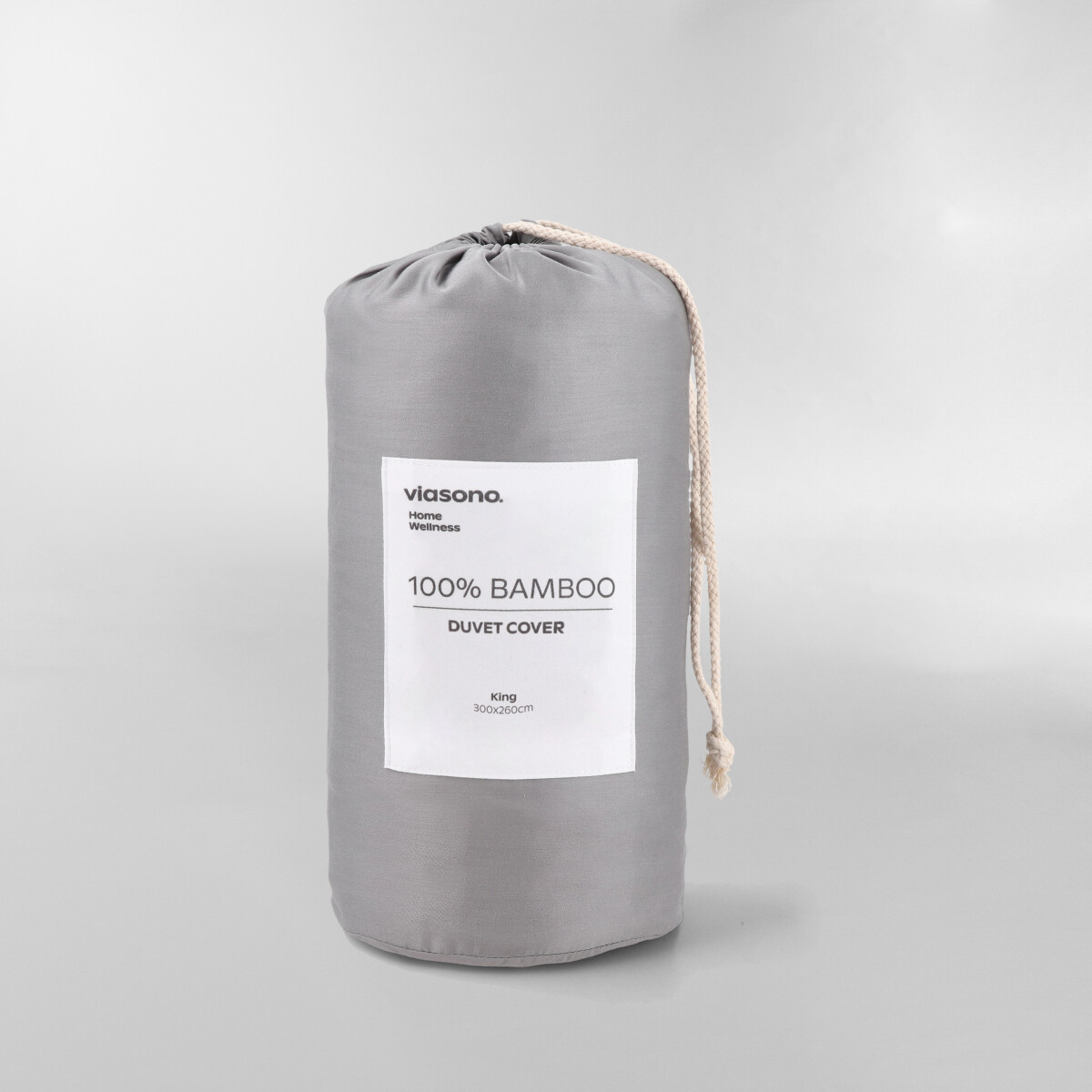 FUNDA DE DUVET ORGANIC BAMBOO Gris KING 