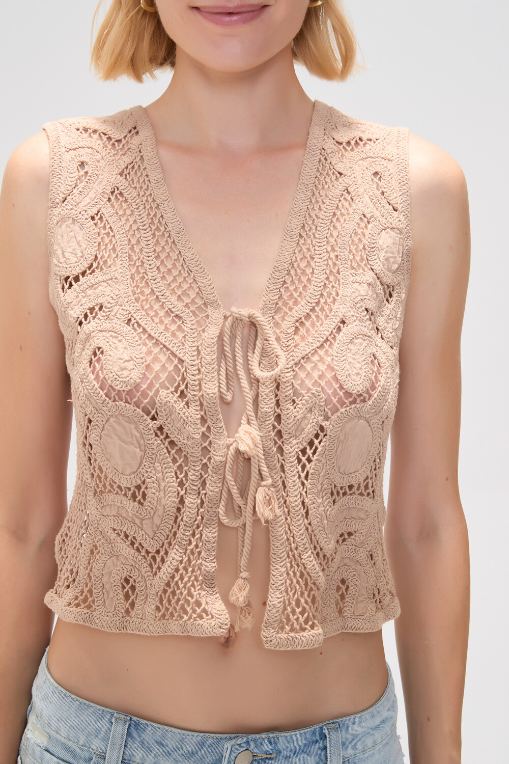 Chaleco Maquila Beige