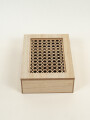 Caja Para Té Esterilla, 6 Separadores Color Unico