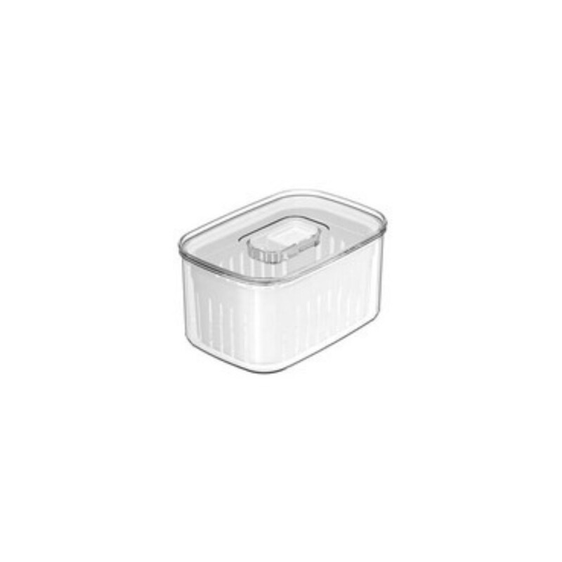 Organizador de heladera con Cesta transparente 0,65 Lts OU Organizador De Heladera Con Cesta Transparente 0,65 Lts Ou
