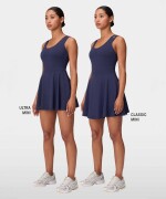 Vestido Boost Performance Dress Classic Mini Mujer Deep Navy