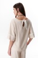 BLUSA LINO ATAR BEIGE