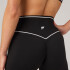 Short The No-Seam Pureluxe Tlc Short 4 Mujer Black/Classic White