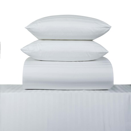 JGO SÁBANAS SUPER KING ALGODON BLANCO HOTELERAS 500 HILOS