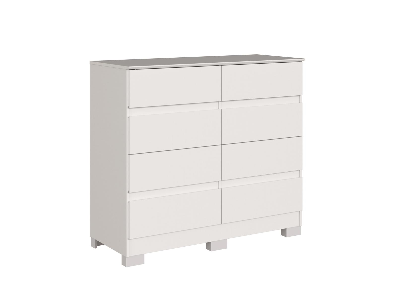 CASTRO- COMODA LARA 8 CAJONES BLANCA 5081A 