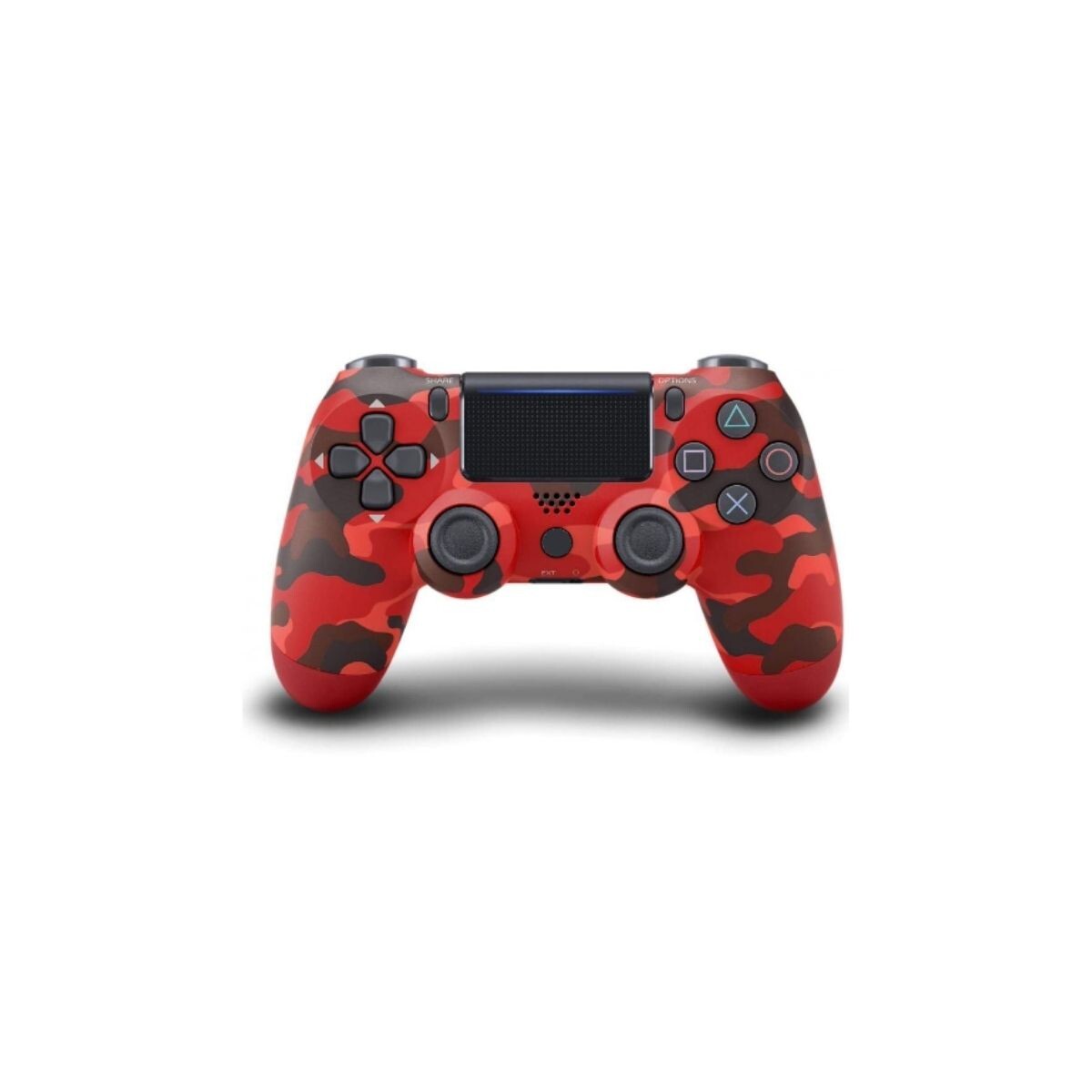 Joystick compatible para PS4 camuflaje rojo 