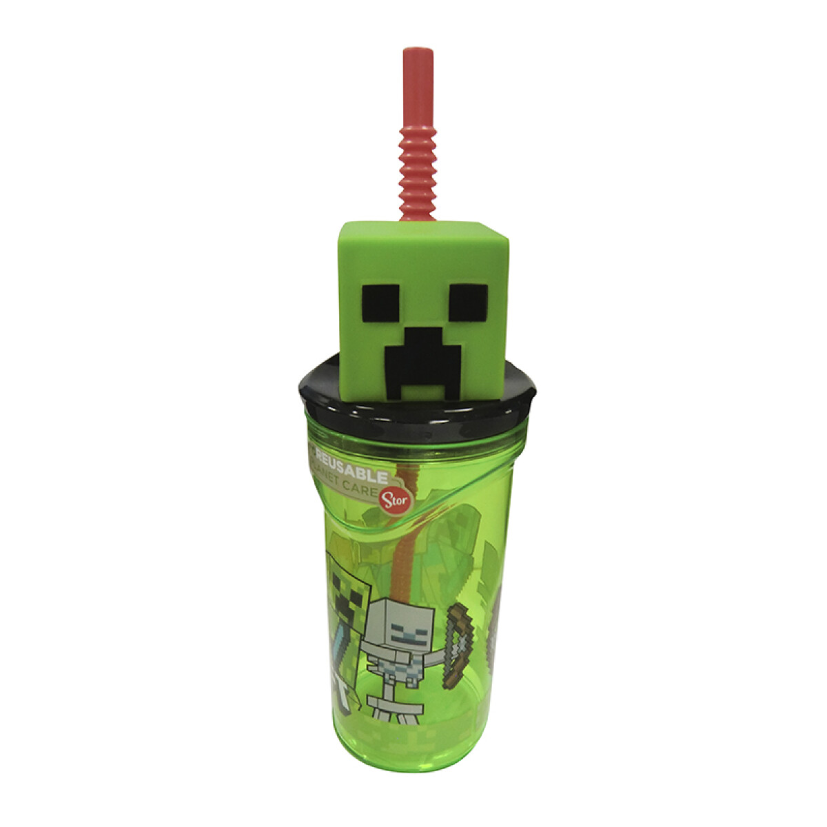 Vaso Alto con Tapa con Forma - Minecraft 