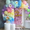 Decoración Globos Feliz Cumpleaños Tema Margarita Decoración Globos Feliz Cumpleaños Tema Margarita