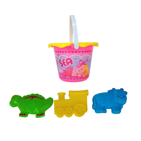 OUTLET Balde con accesorios de playa Outlet Balde Con Accesorios De Playa