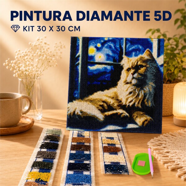 Kit de Pintura Diamante 5D Diamond Painting 30 x 30 cm DISEÑO 1