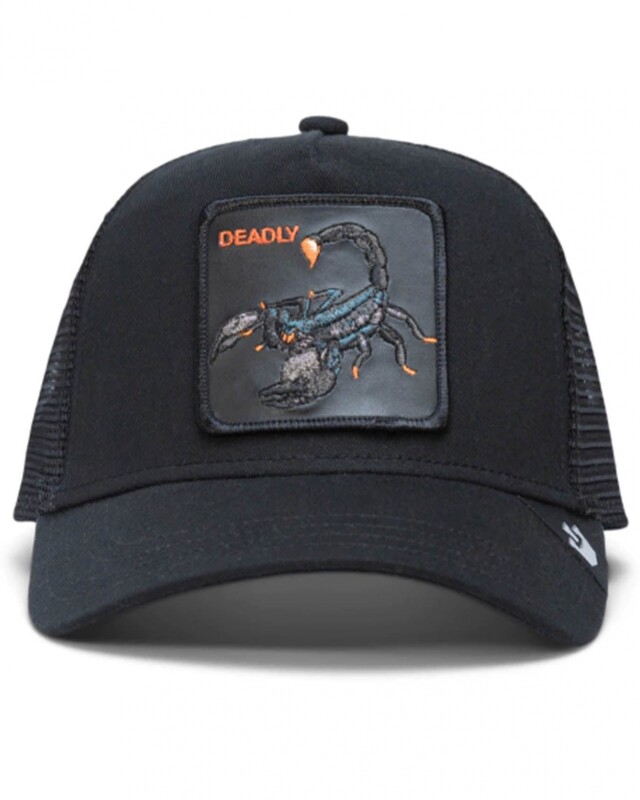 Gorra Goorin Bros Trucker Baseball - The Deadly Scorpion Negro