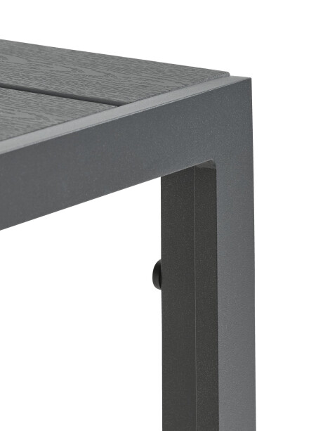 Mesa de jardín JERSORE A80xL140 negro Mesa de jardín JERSORE A80xL140 negro