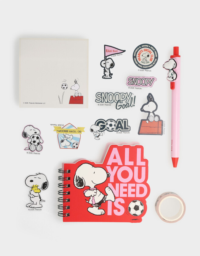 Librería Sets Set Locker Snoopy - Combinacion Multicolor