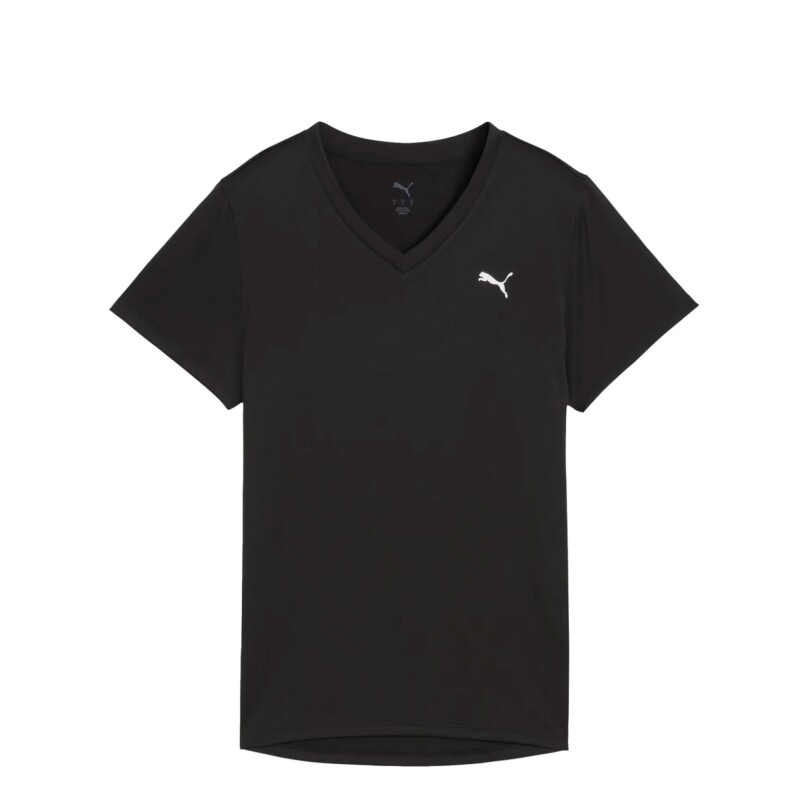Remera de Hombre Puma Ess Vneck Negro