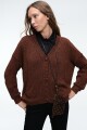 CARDIGAN Marron