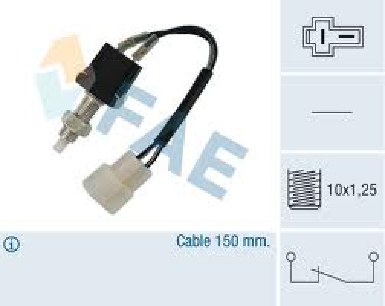 BULBO INTERRUPTOR DAIHATSU FRENO FEROZA SUBARU JUSTY CHINAS =CHA.624 FAE 