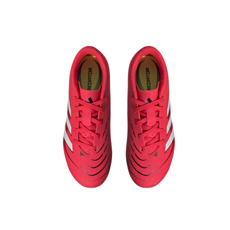 Championes adidas Predator Club FG/MG de niño Red & White