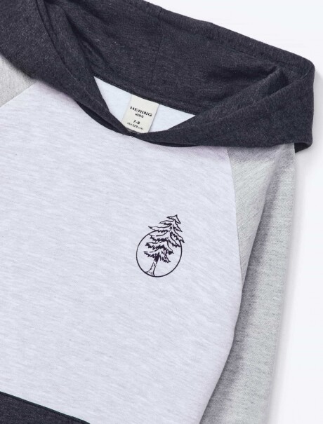 POLERON ML MASC GRIS
