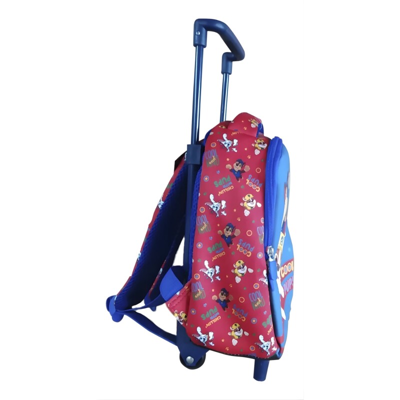 Mochila Nickelodeon Con Carro 27x11 Cm Paw Patrol Para Niños Uso Preescolar Mochila Nickelodeon Con Carro 27x11 Cm Paw Patrol Para Niños Uso Preescolar
