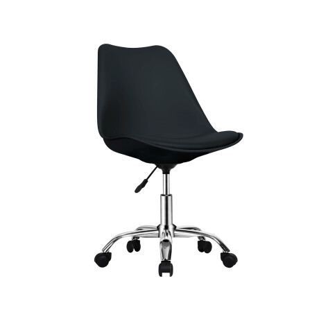 SILLA DE ESCRITORIO ACERO-Y-PLASTICO NEGRO SARINEEN