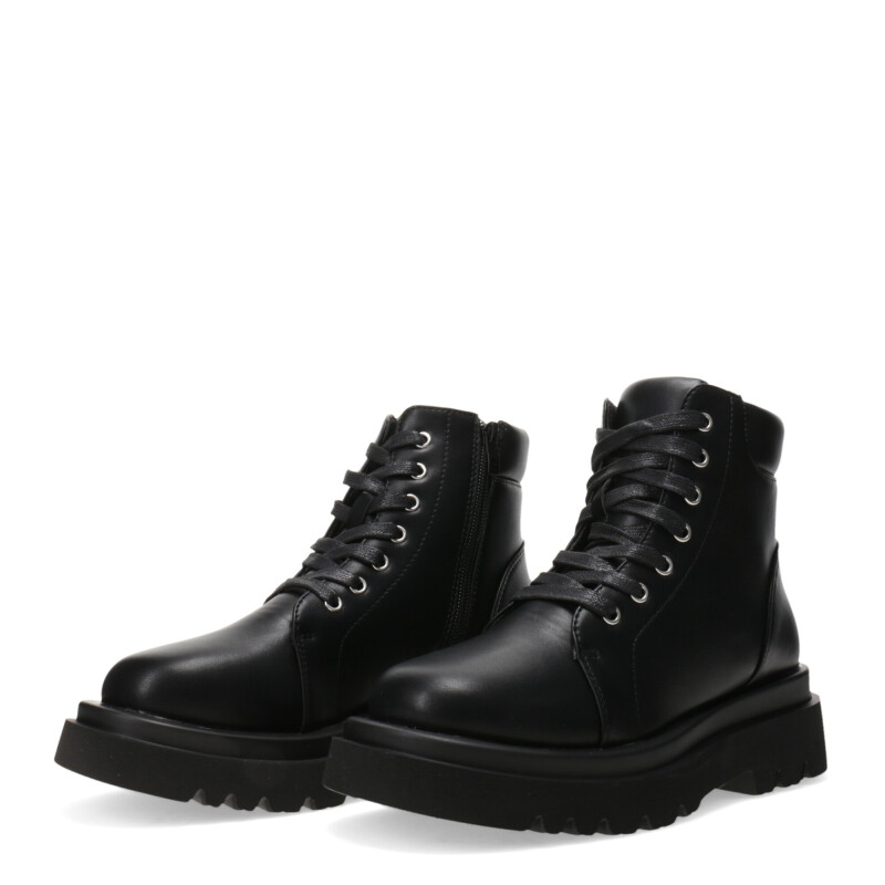 Botas de Mujer Miss Carol PONDS Borcego chato Negro