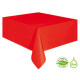 Mantel Biodegradable Rectangular Rojo