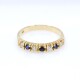 Anillo en oro 18k brillantes y zafiros Anillo en oro 18k brillantes y zafiros