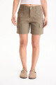 Short de Gabardina Malibu Verde Militar