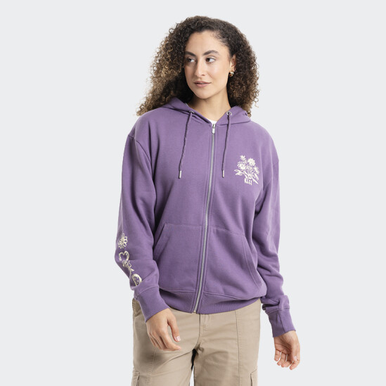 Campera Reef Zipper Violeta