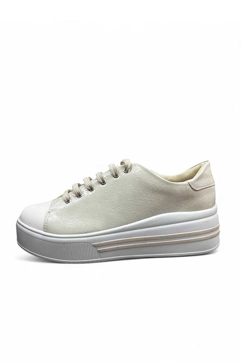 CALZADO DEPORTIVO EUROTEENS 147008 PLATAFORMA Y CHAROL Blanco