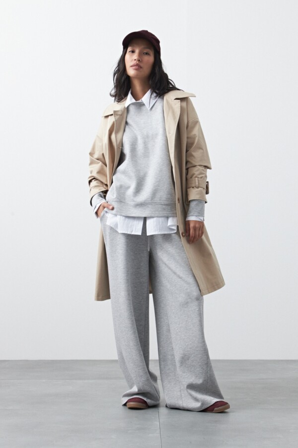 BABUCHA ALBERTA Gris Melange