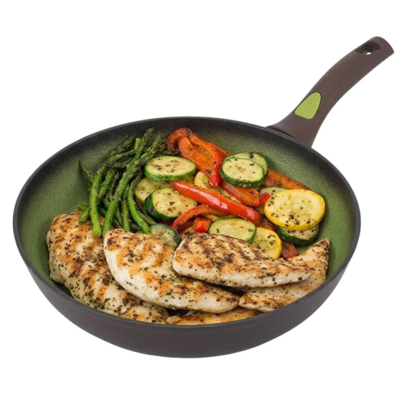 SARTÉN AVOCADO ANTIADHERENTE AMERCOOK • 28x5cm SARTÉN AVOCADO ANTIADHERENTE AMERCOOK • 28x5cm