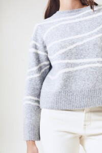 Sweater Intarsia Celeste