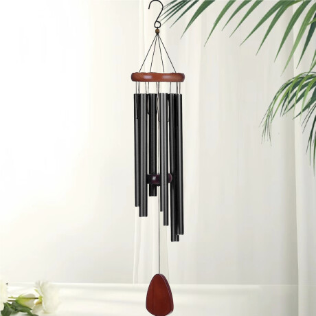 Llamador De Ángeles Wood Negro