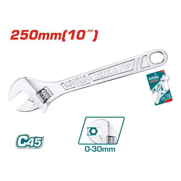 Llave Ajustable 10″ Total Llave Ajustable 10″ Total