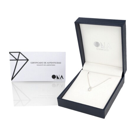 Conjunto de plata 925, PUNTO DE LUZ con diamante de 0.16ct. Conjunto de plata 925, PUNTO DE LUZ con diamante de 0.16ct.