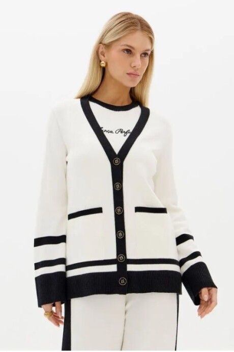 Cardigan Moorea Blanco