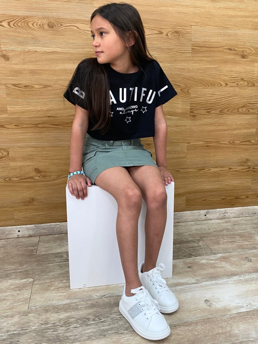 Mini Niña Jean N+ - Militar 