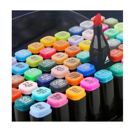 JUEGO DE MARCADORES 60 COLORES 001